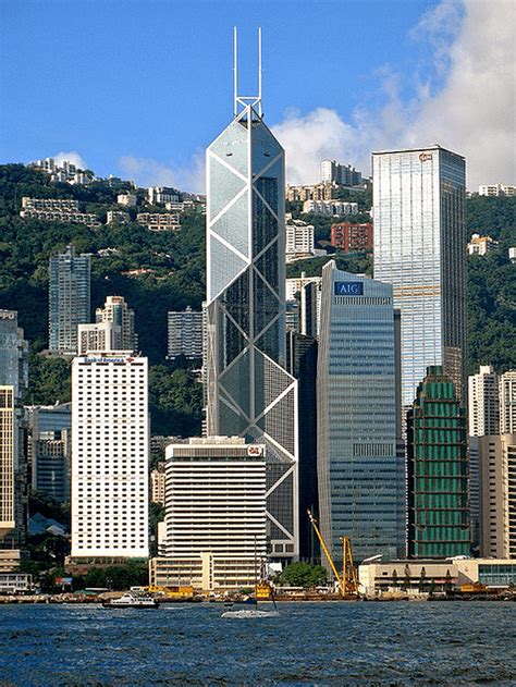 香港著名大廈 紅色佛珠代表